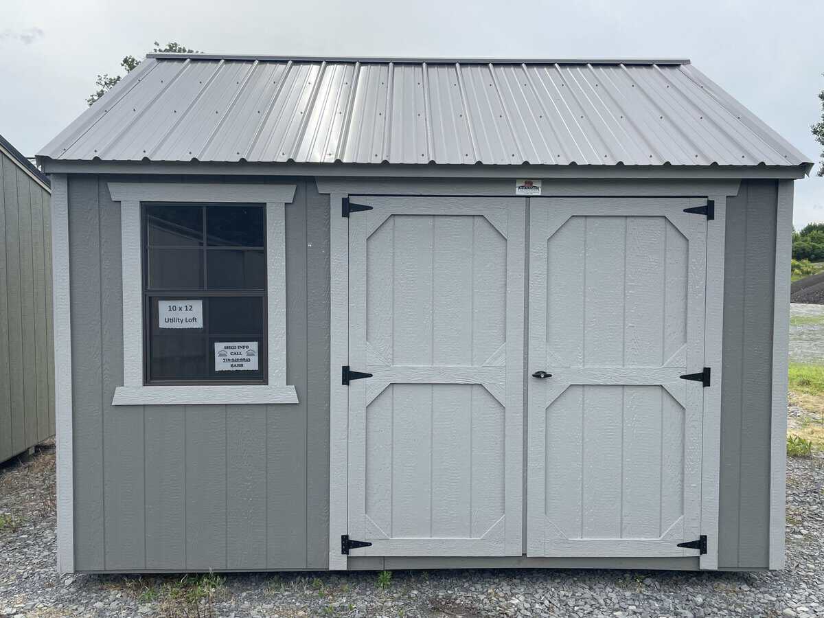 10X12 Utility Loft 2 12 Scaled - Sturdi-Built Sheds