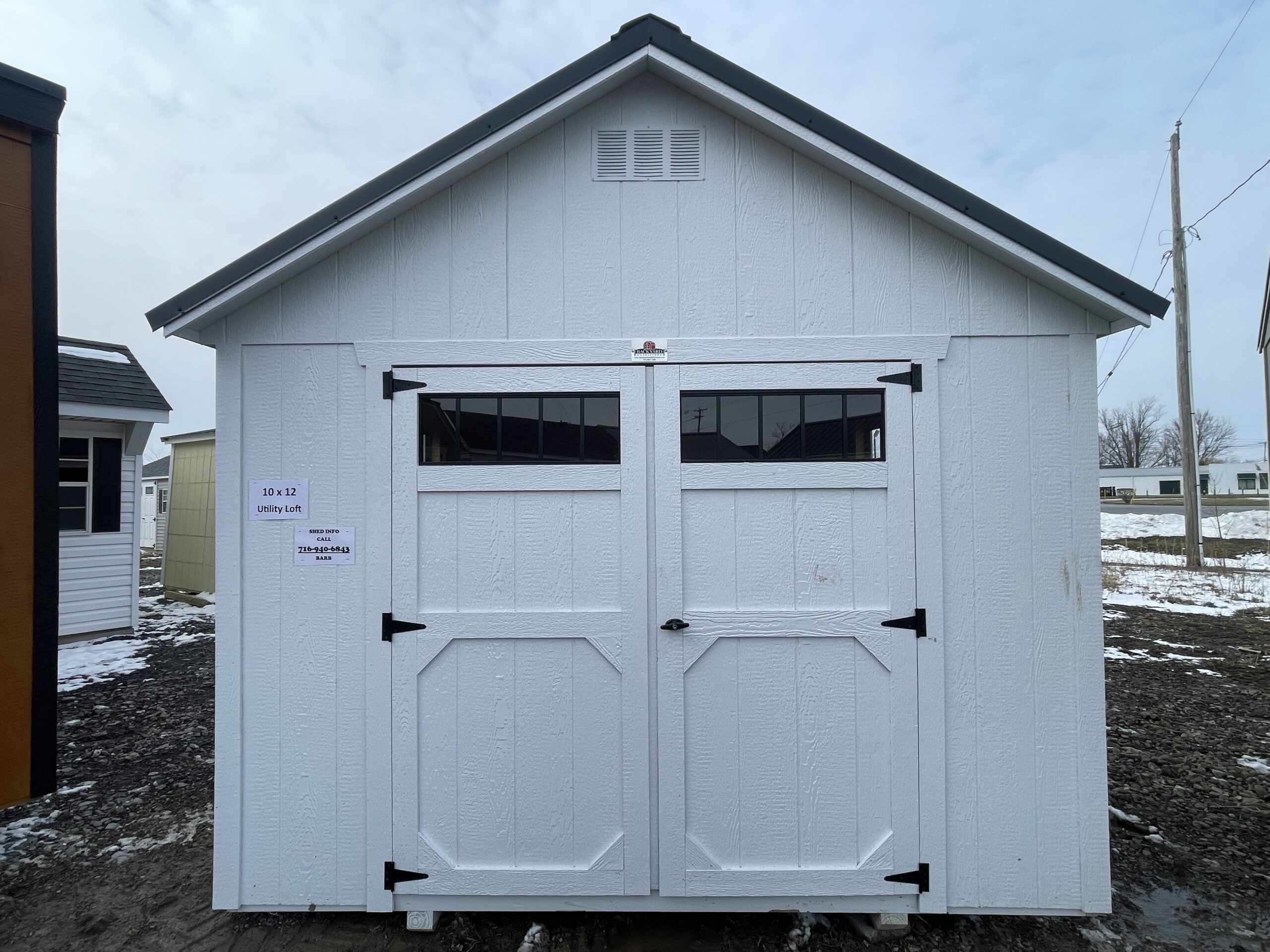10X12 Utility Loft 20 Scaled - Sturdi-Built Sheds 10X12 Utility Loft 20 Scaled - Sturdi-Built Sheds