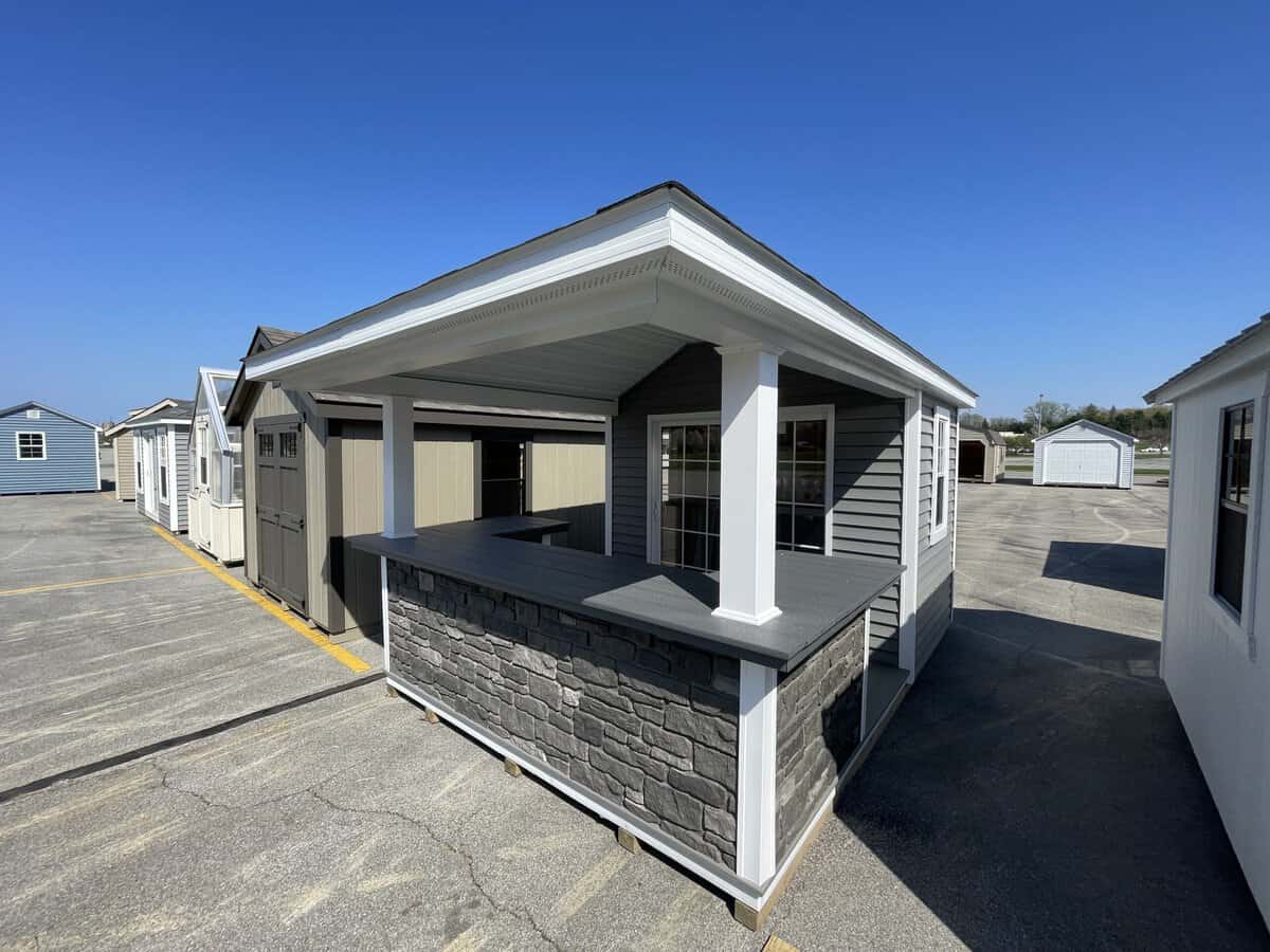 10X14 Fr Pool House 4 Scaled - Sturdi-Built Sheds
