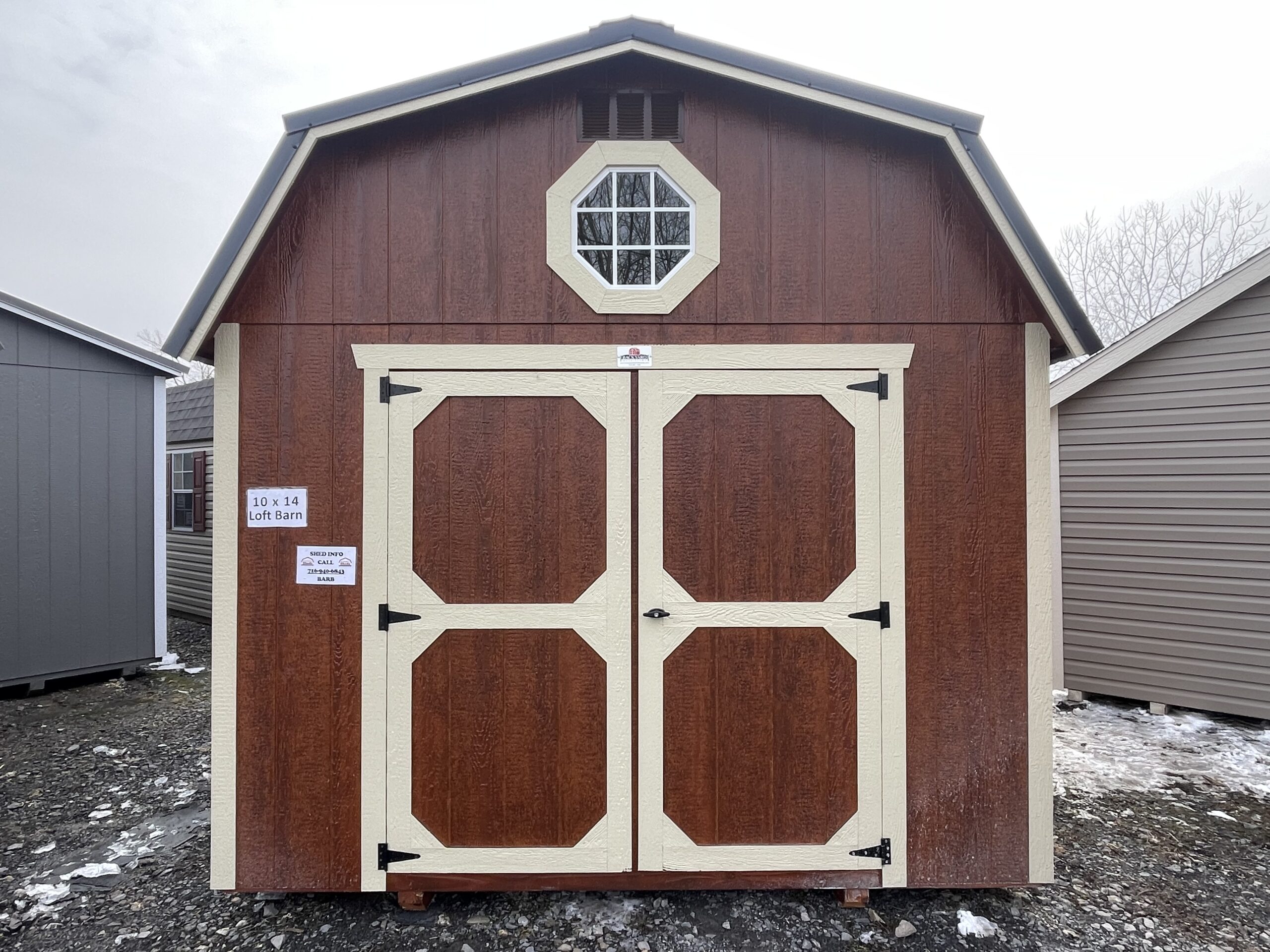 10X14 Lofted Barn 17 Scaled - Sturdi-Built Sheds 10X14 Lofted Barn 17 Scaled - Sturdi-Built Sheds