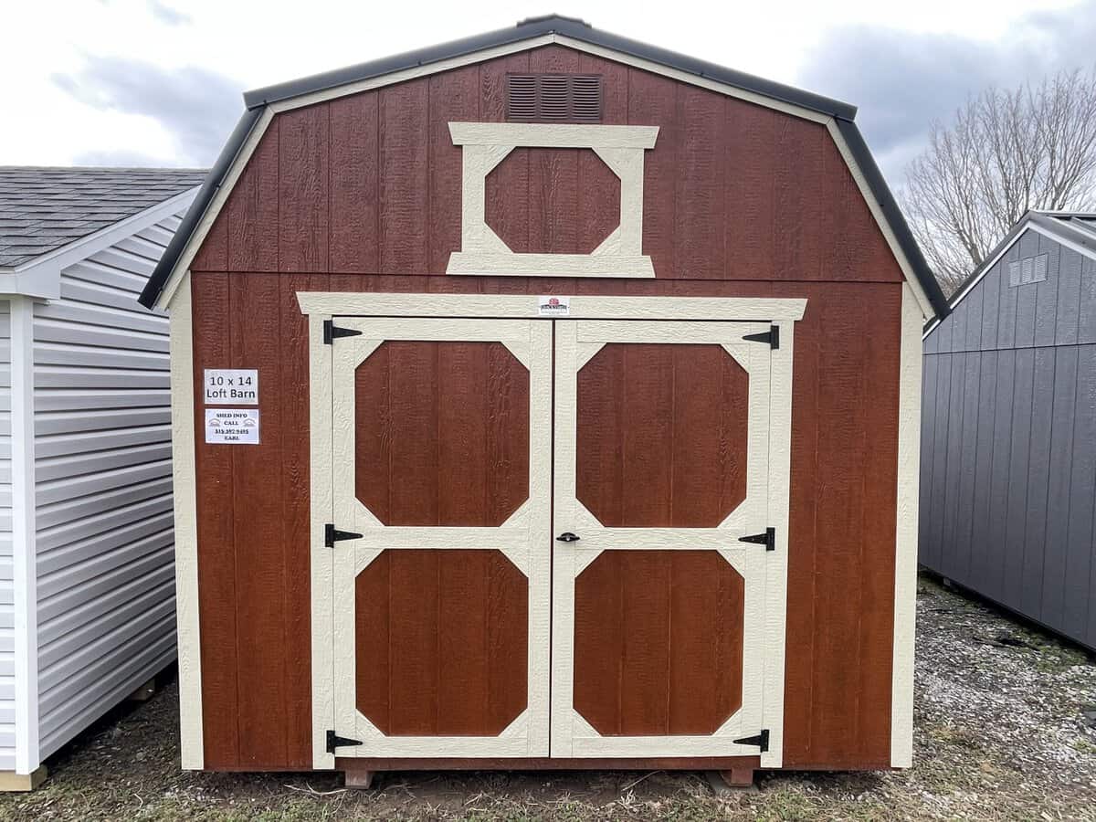 10X14 Lofted Barn 19 Scaled - Sturdi-Built Sheds 10X14 Lofted Barn 19 Scaled - Sturdi-Built Sheds