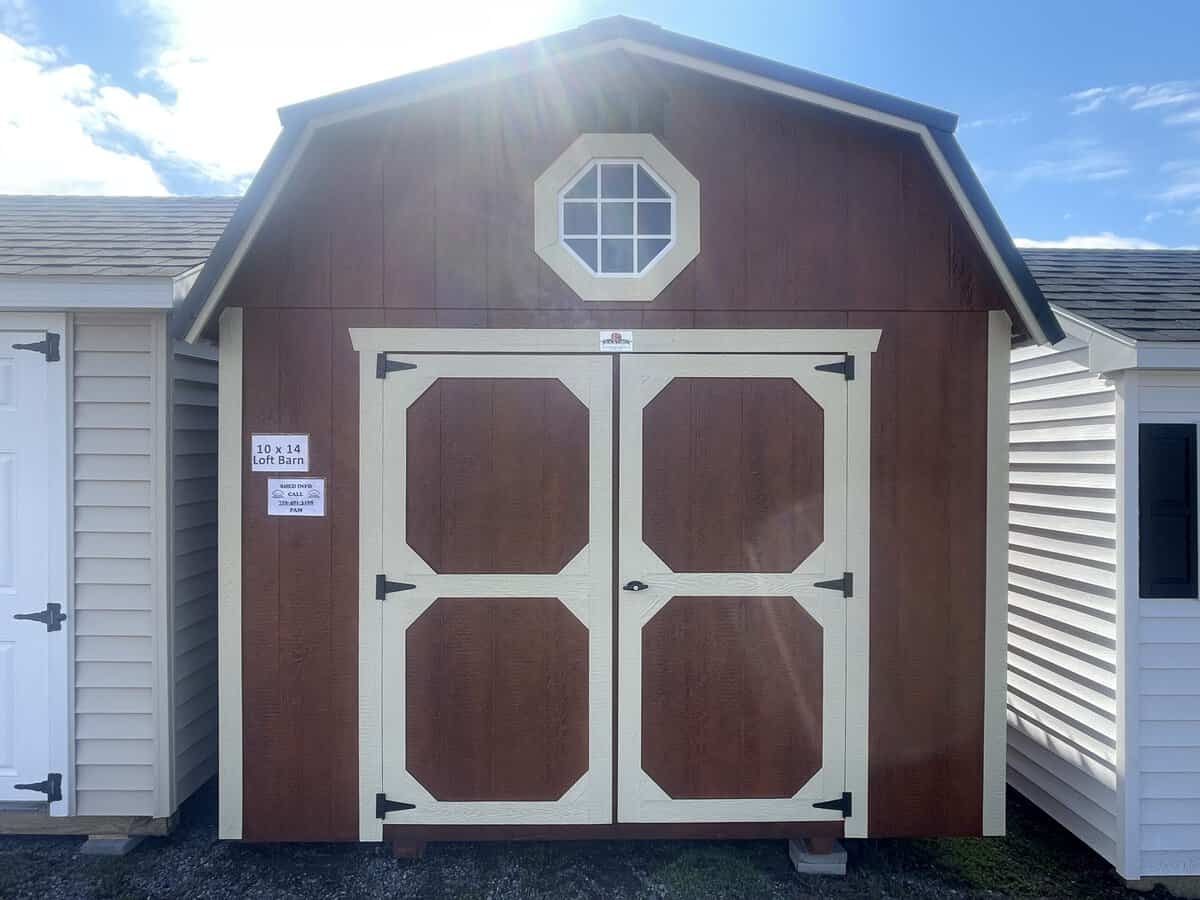 10X14 Lofted Barn 21 Scaled - Sturdi-Built Sheds
