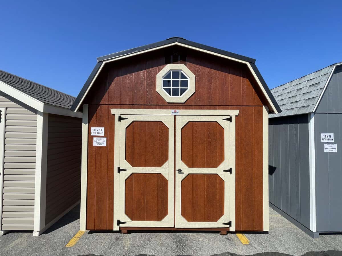 10X14 Lofted Barn 23 Scaled - Sturdi-Built Sheds