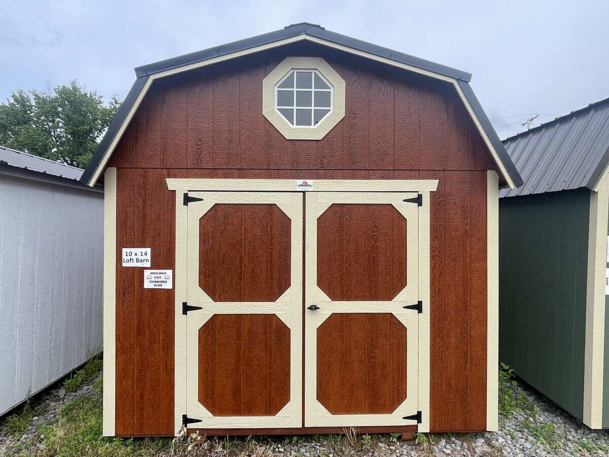 10X14 Lofted Barn 24 Scaled - Sturdi-Built Sheds