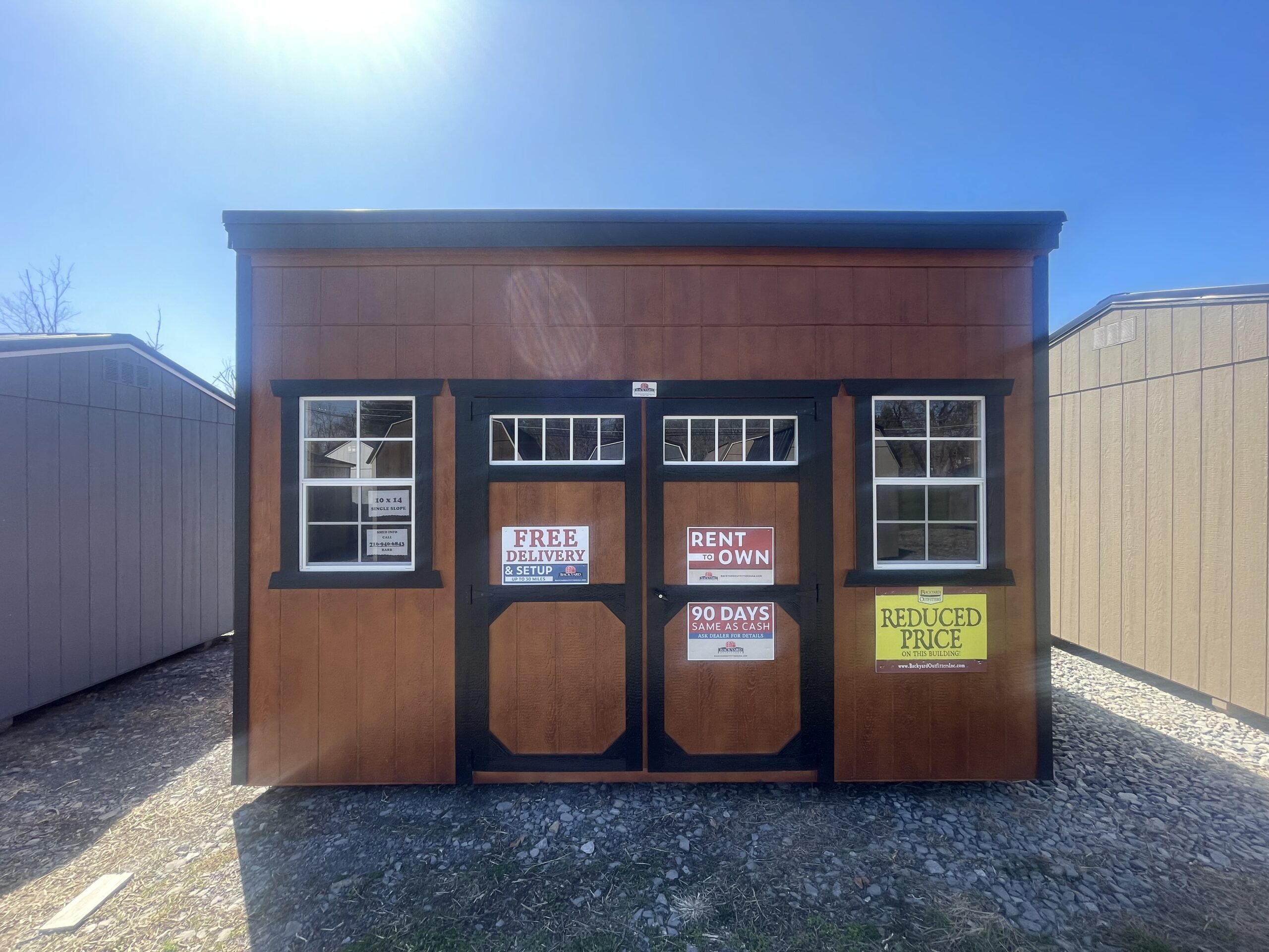 10X14 Single Slope 12 Scaled - Sturdi-Built Sheds