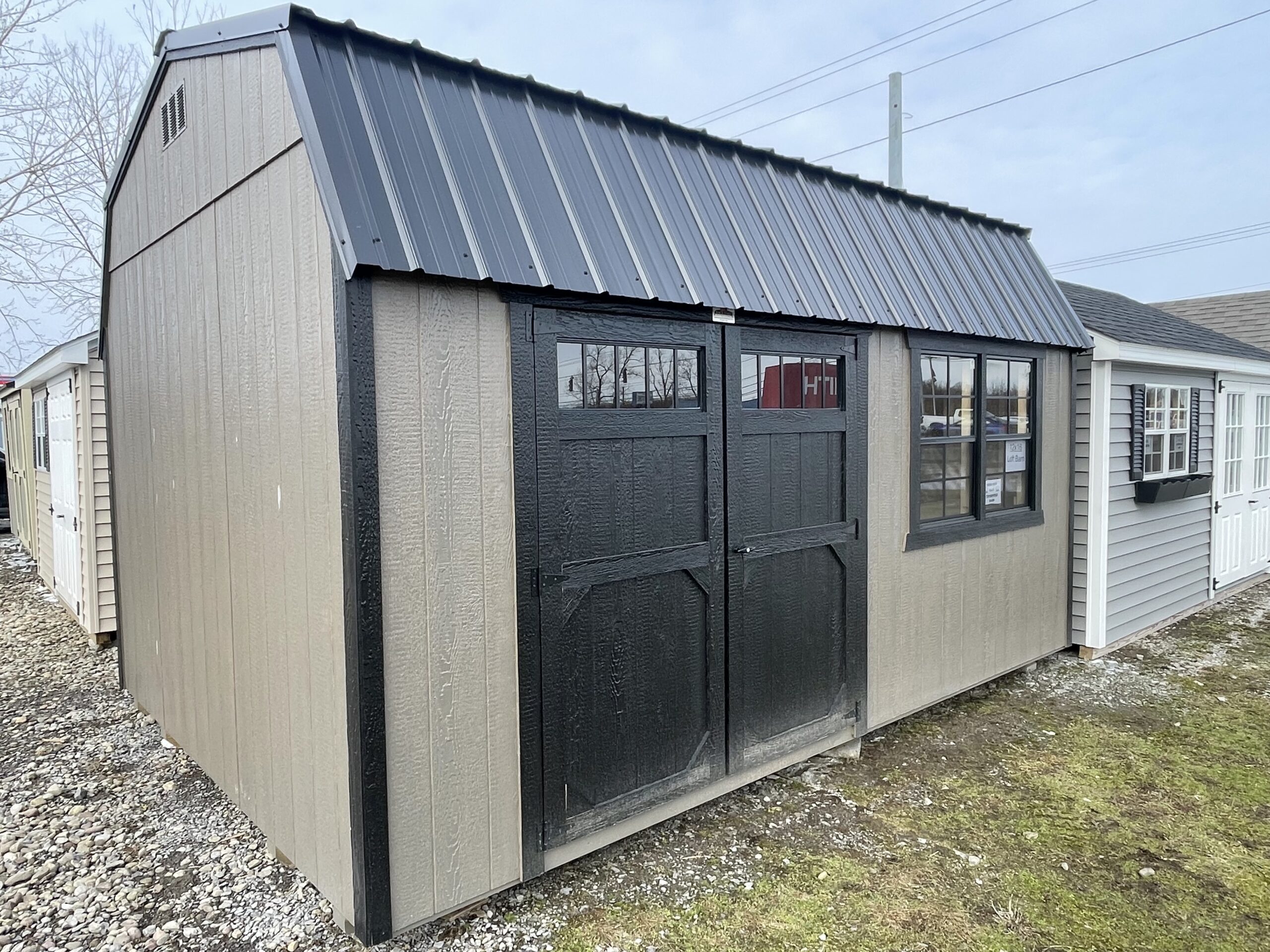 12X16 Lofted Barn 24 Scaled - Sturdi-Built Sheds 12X16 Lofted Barn 24 Scaled - Sturdi-Built Sheds