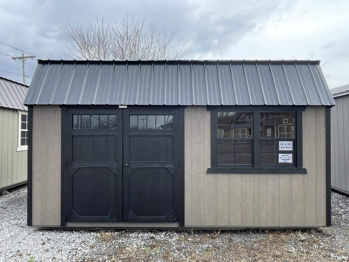 12X16 Lofted Barn 28 Scaled - Sturdi-Built Sheds 12X16 Lofted Barn 28 Scaled - Sturdi-Built Sheds