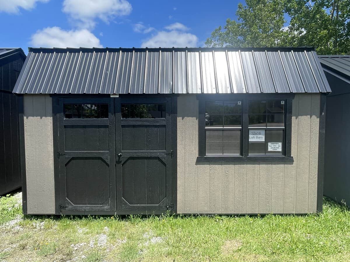 12X16 Lofted Barn 34 Scaled - Sturdi-Built Sheds