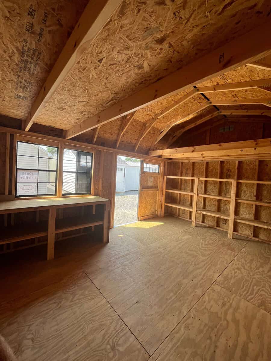 12X16 Lofted Barn Shed