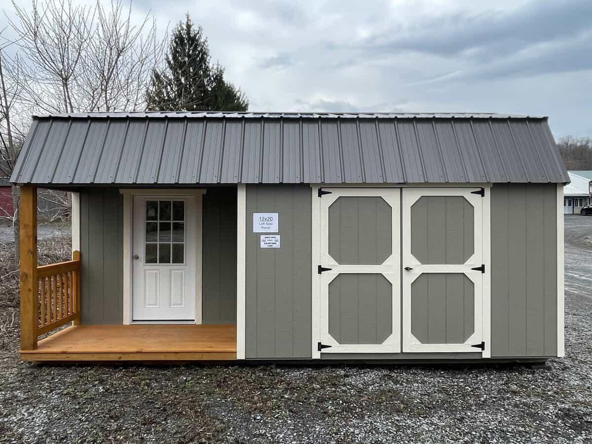 12X20 Lofted Side Porch 4 Scaled - Sturdi-Built Sheds 12X20 Lofted Side Porch 4 Scaled - Sturdi-Built Sheds