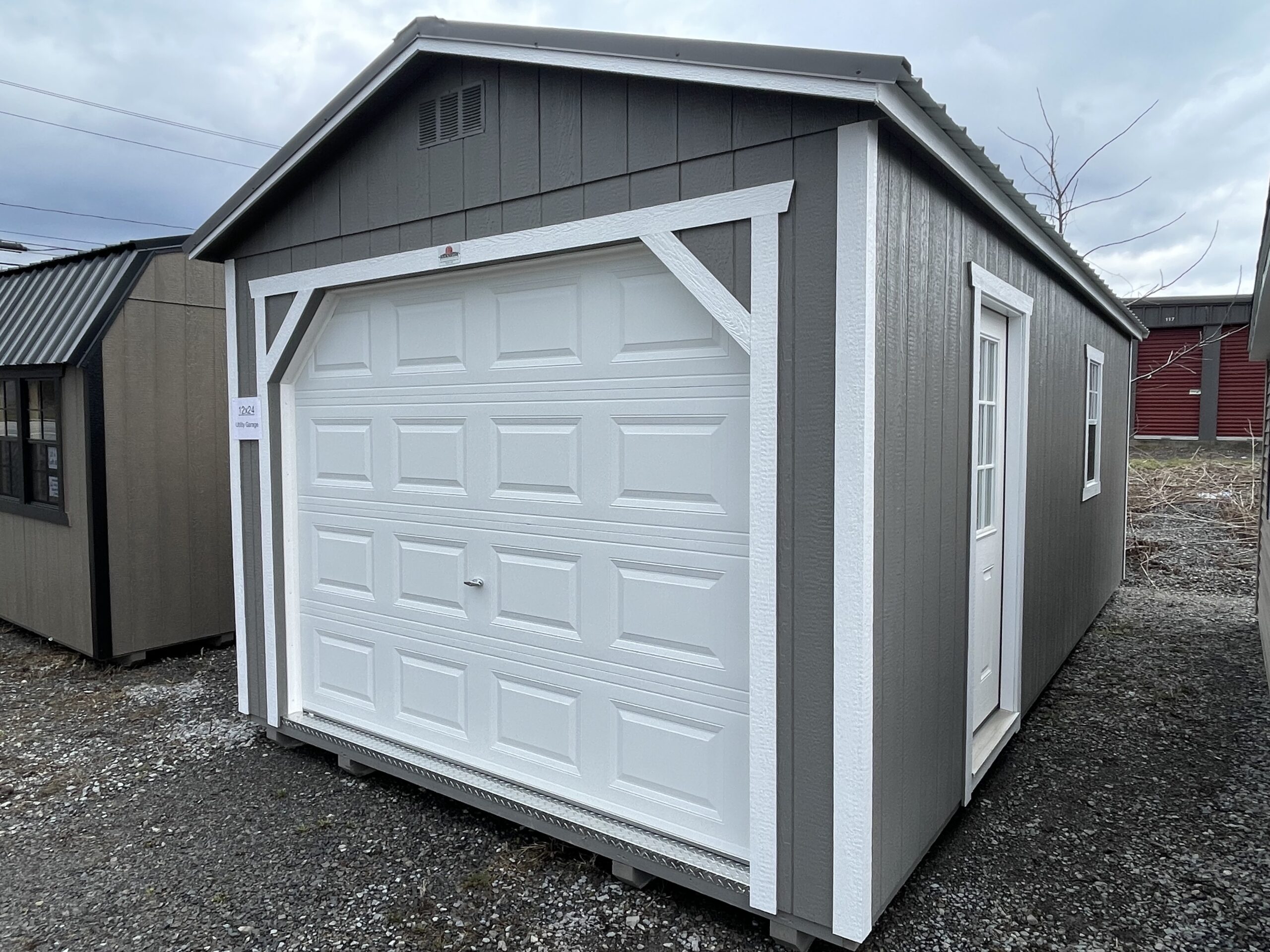 12X24 Utility Garage 3 Scaled - Sturdi-Built Sheds 12X24 Utility Garage 3 Scaled - Sturdi-Built Sheds