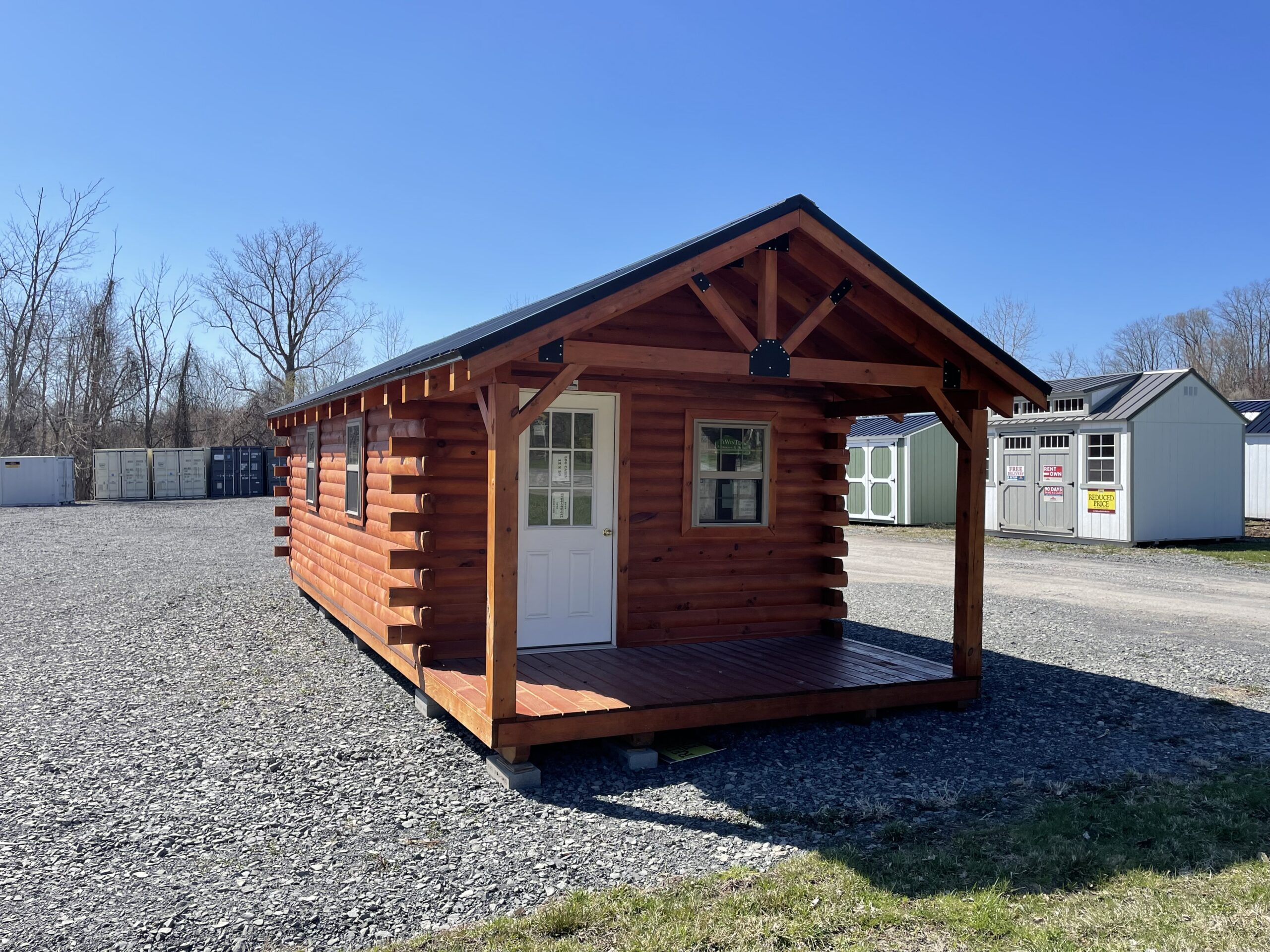 12X30 Log Cabin 9 Scaled - Sturdi-Built Sheds