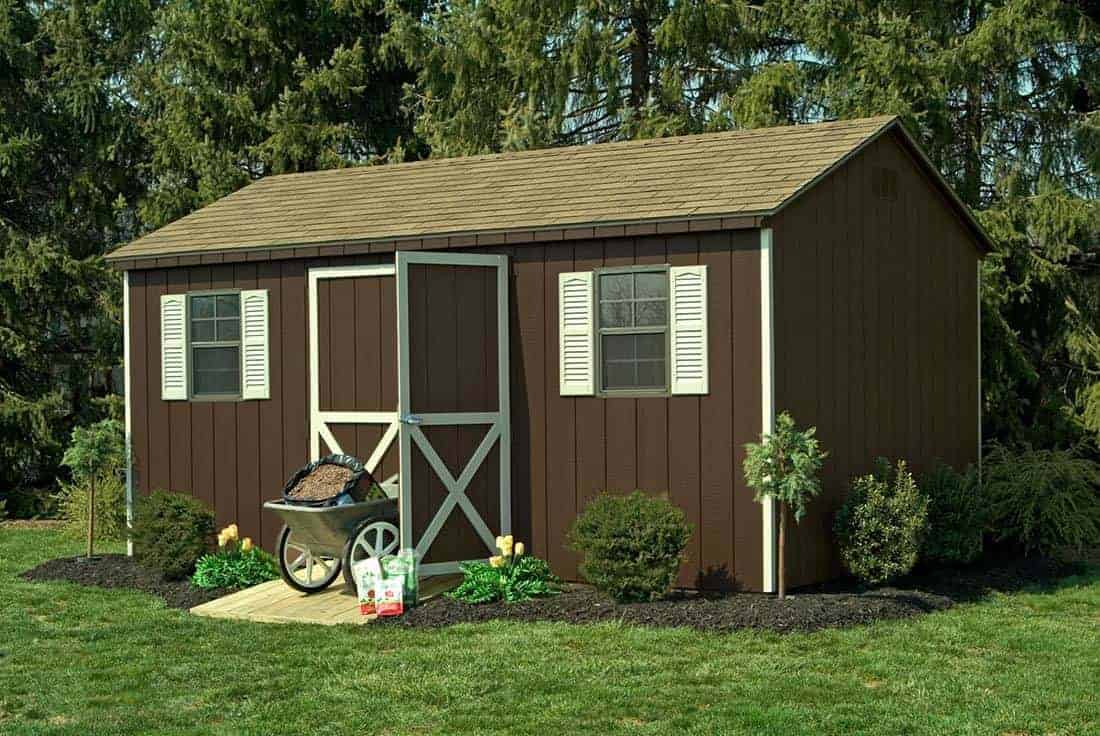 13 Aframe Brown 10X16 1 - Sturdi-Built Sheds 13 Aframe Brown 10X16 1 - Sturdi-Built Sheds