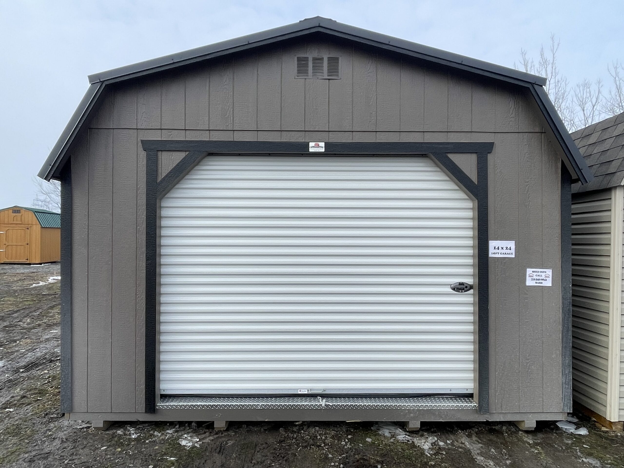 14X24 Lofted Garage 3 Scaled - Sturdi-Built Sheds