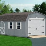 Colonial Dutch Barn Garage