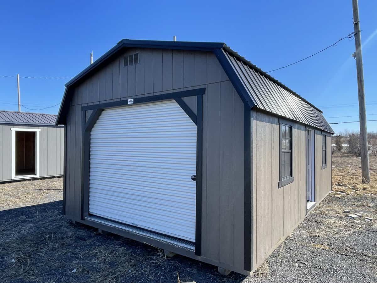 32 14X24 Lofted Garage 1 Scaled - Sturdi-Built Sheds