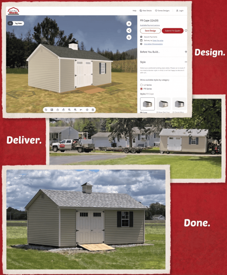3D Shed 1 - Sturdi-Built Sheds