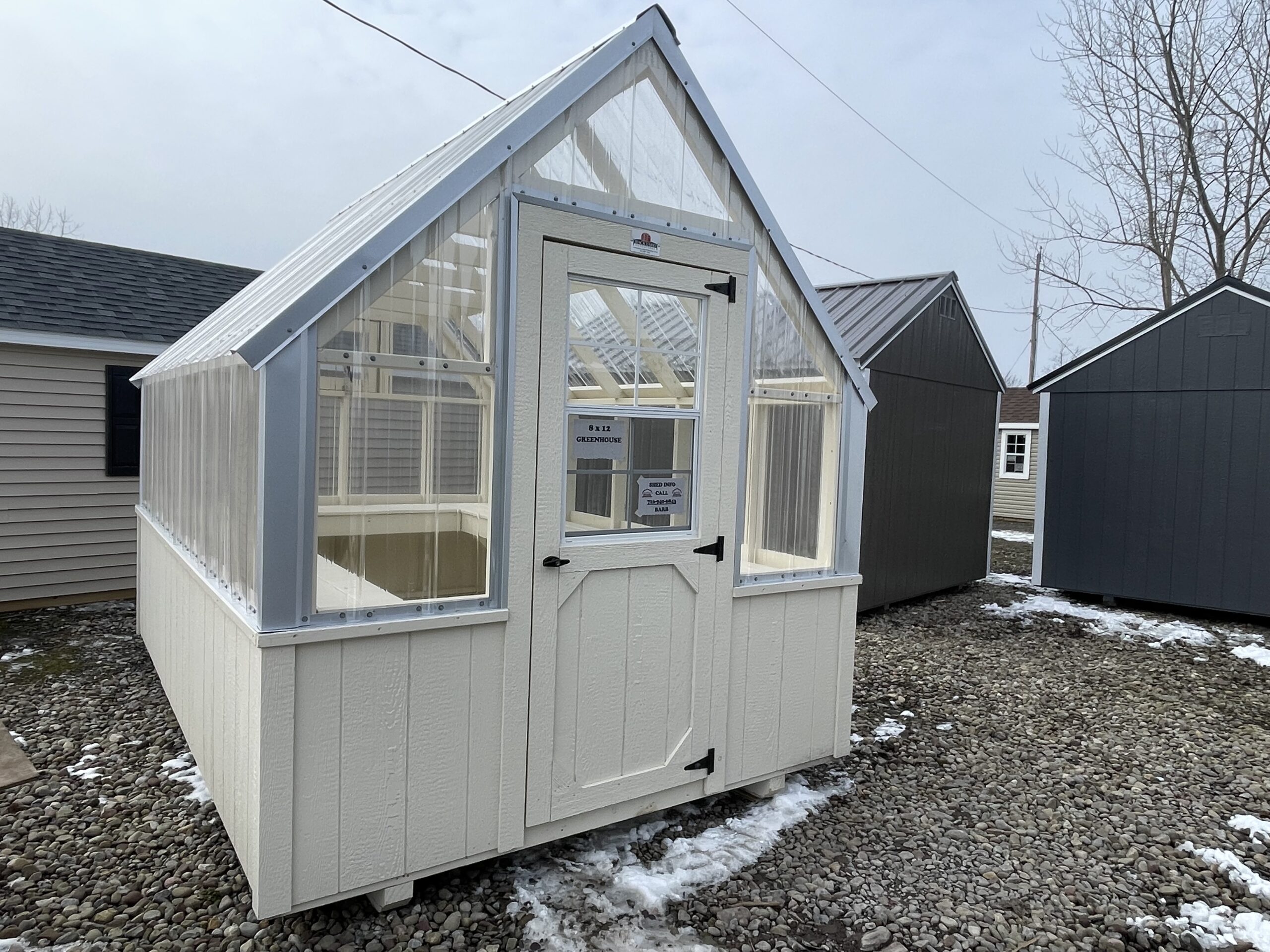 8X12 Greenhouse 4 Scaled - Sturdi-Built Sheds 8X12 Greenhouse 4 Scaled - Sturdi-Built Sheds
