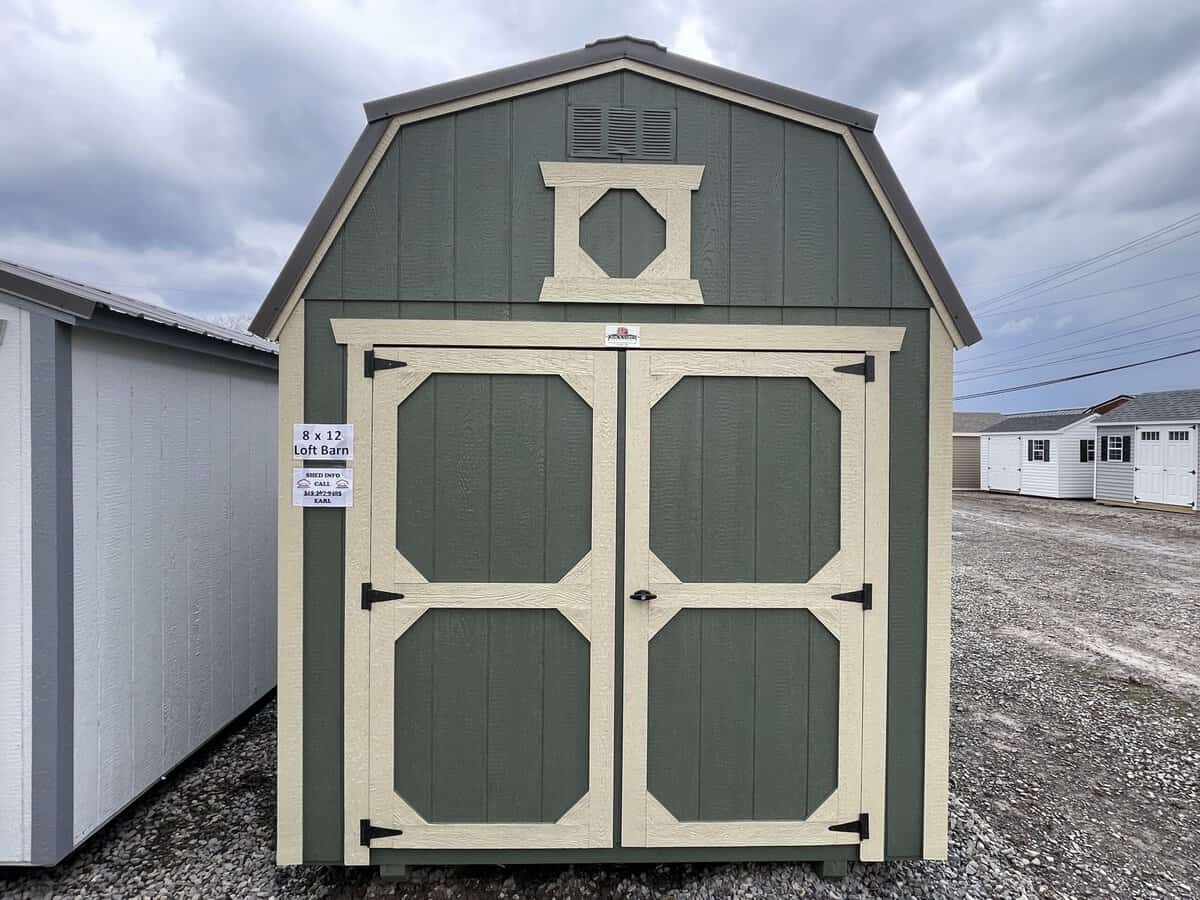8X12 Lofted Barn 11 Scaled - Sturdi-Built Sheds 8X12 Lofted Barn 11 Scaled - Sturdi-Built Sheds