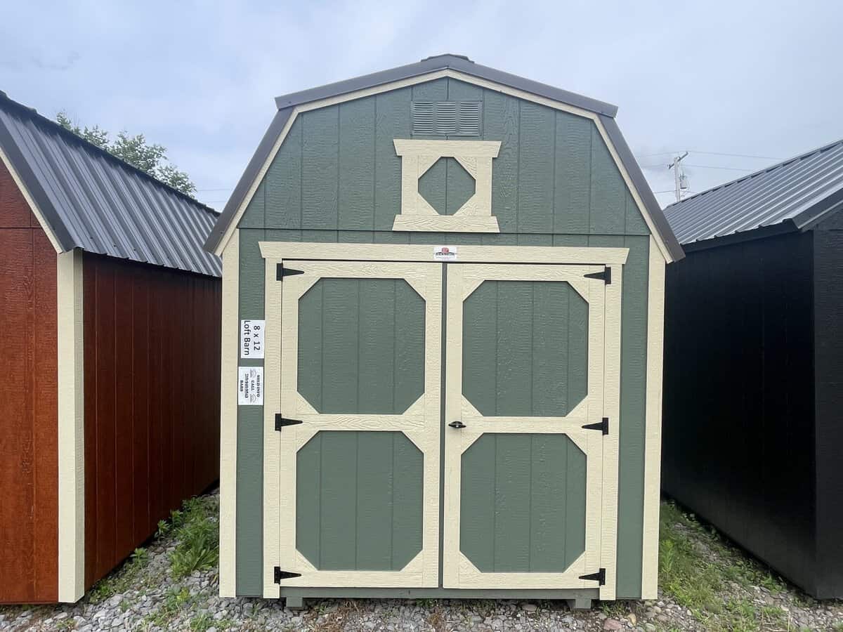 8X12 Lofted Barn 15 Scaled - Sturdi-Built Sheds