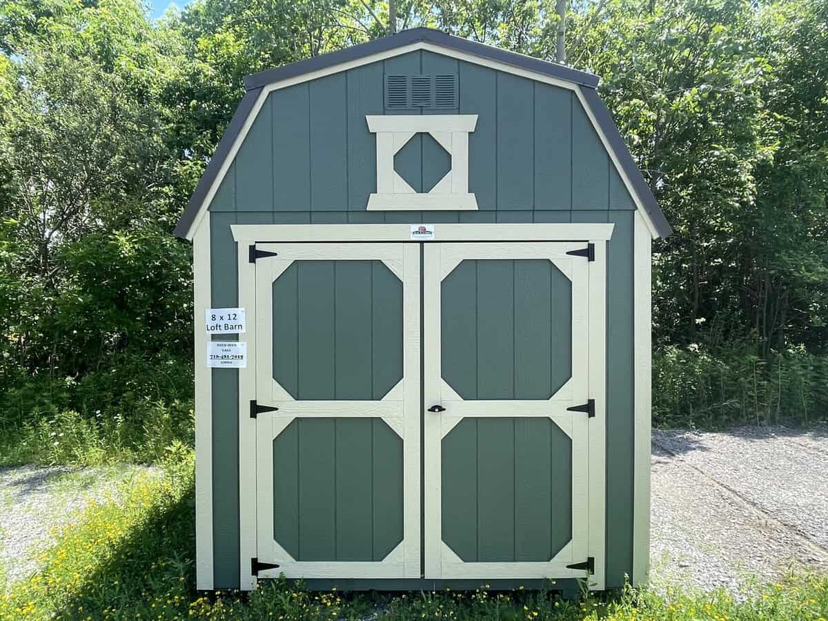 8X12 Lofted Barn 16 Scaled - Sturdi-Built Sheds