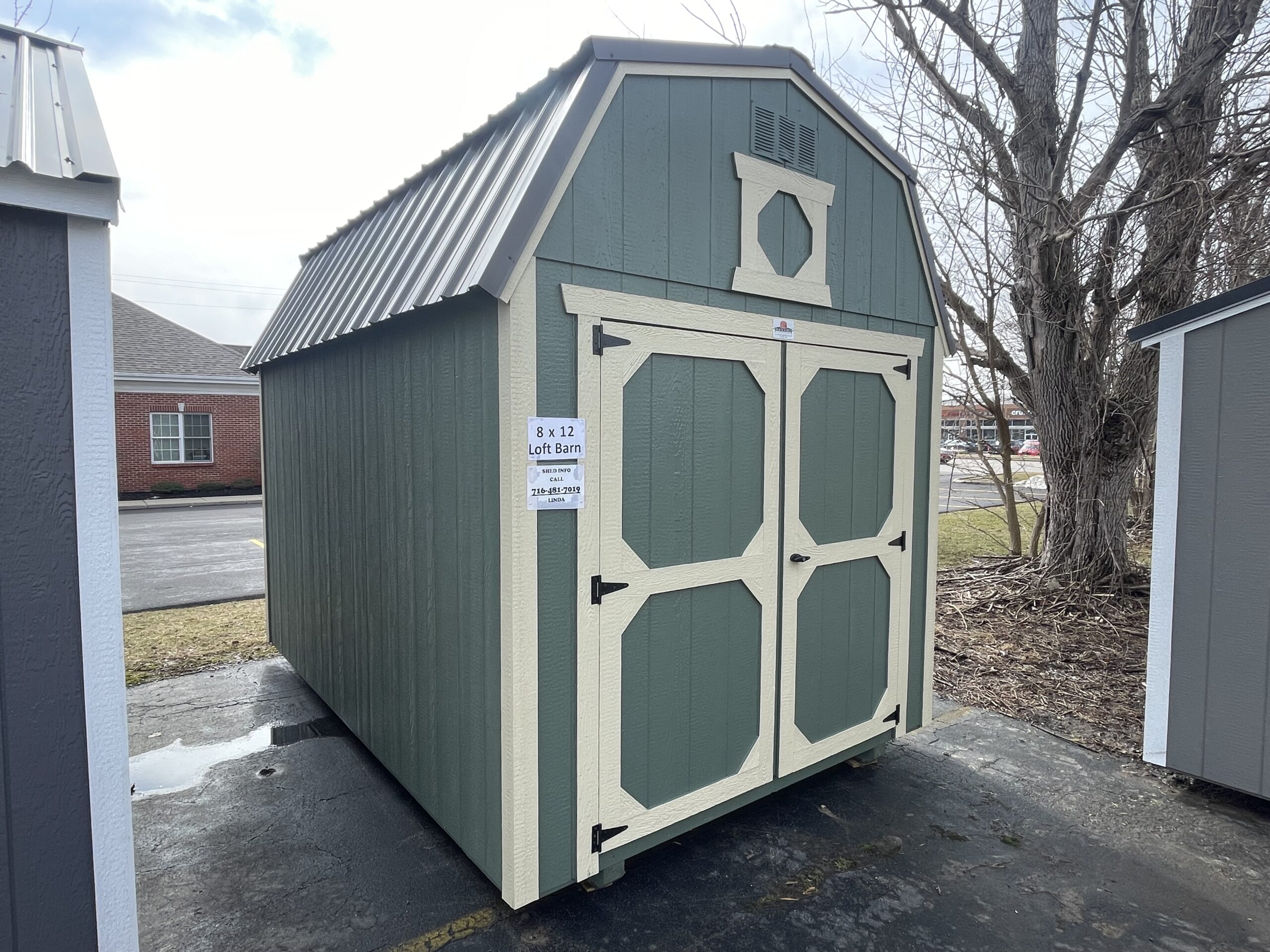 8X12 Lofted Barn 7 Scaled - Sturdi-Built Sheds 8X12 Lofted Barn 7 Scaled - Sturdi-Built Sheds