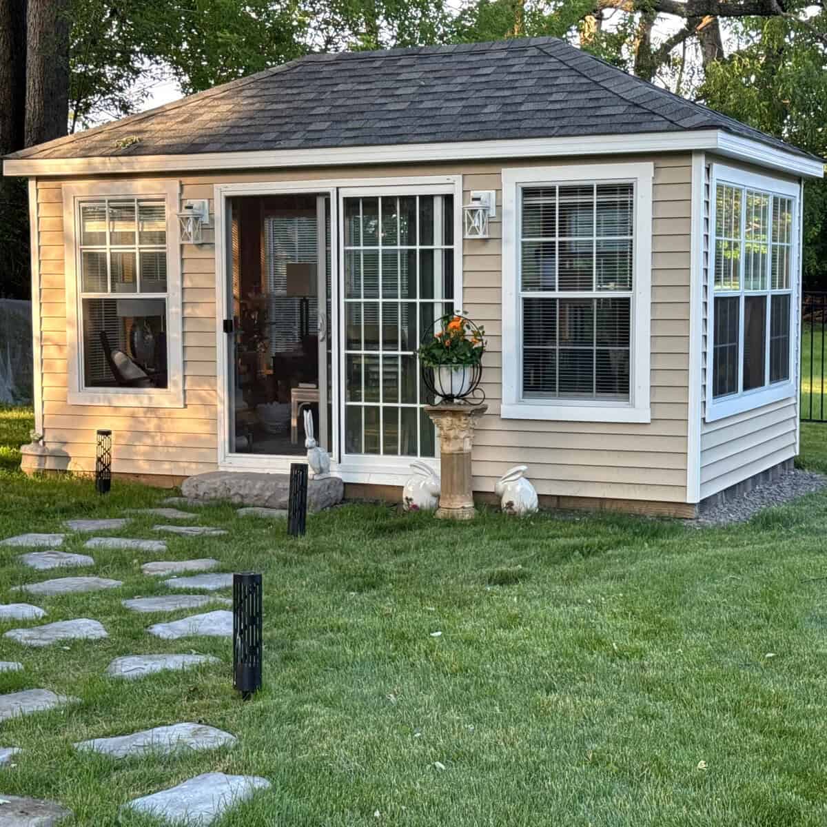 Customer 12X16 Finished Sunroom