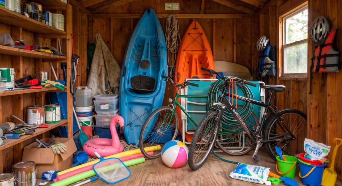 Cluttered Storage Shed Cluttered Storage Shed